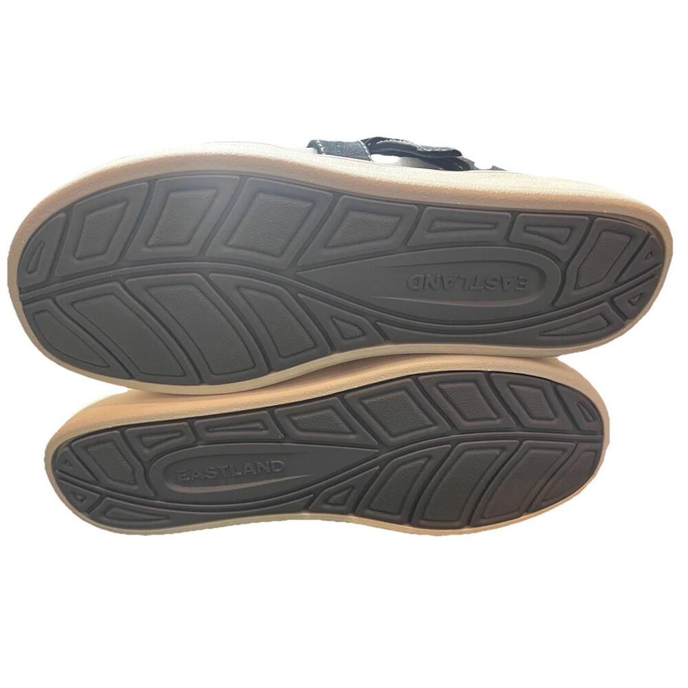 Eastland 1955 Machias Slide Sandals Black Leather Suede Men’s 11 NIB - Picture 3 of 5